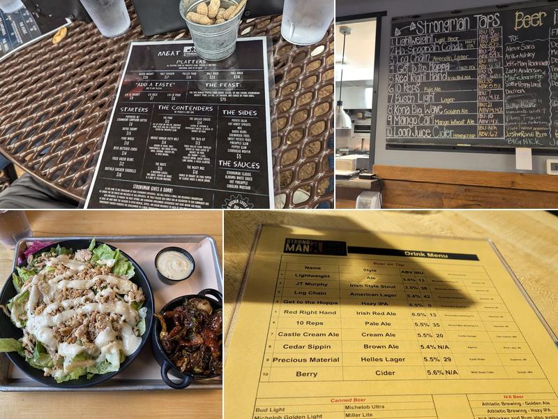 Strongman Smokehouse Menu