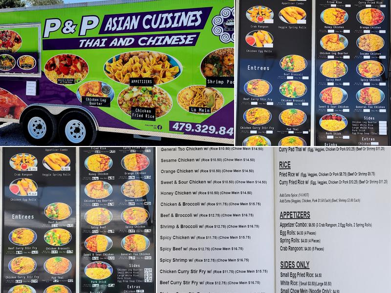 P & P Asian Cuisines LLC Menu