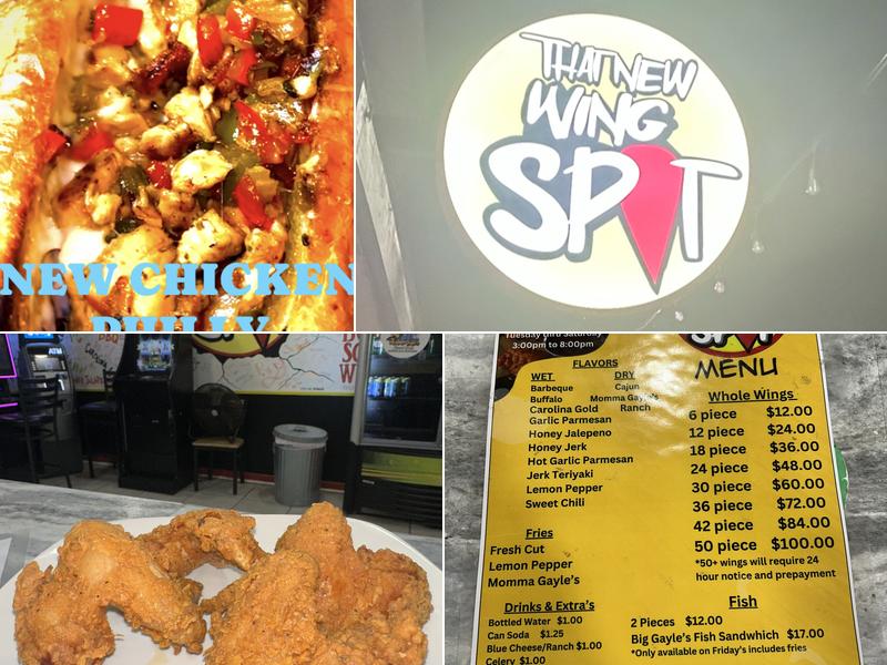 That new wing spot Menu