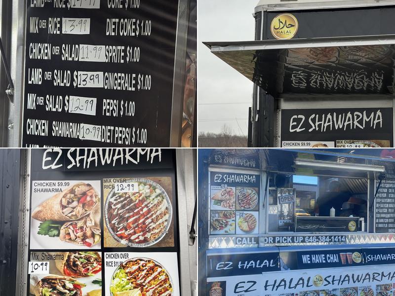 EZ HALAL SHAWARMA (Food Truck) Menu