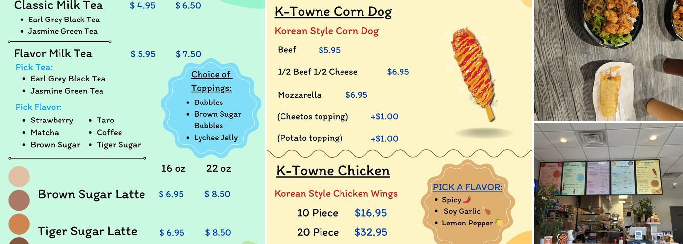 K-Towne Kitchen Menu