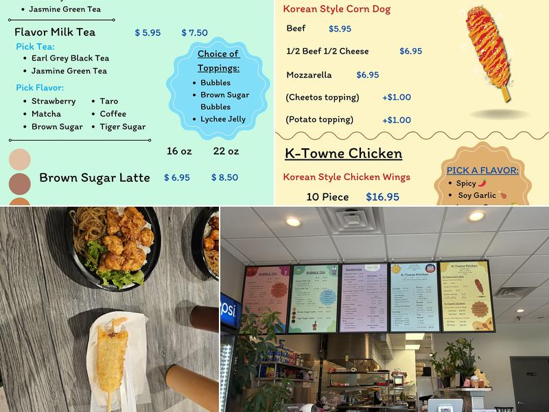 K-Towne Kitchen Menu