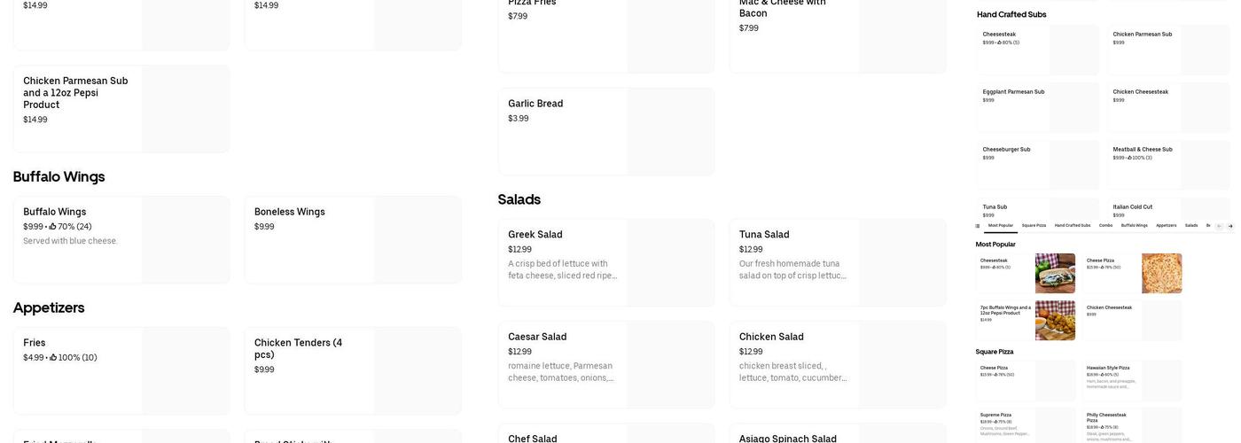 Katsouprinis Pizza (Northeast) Menu