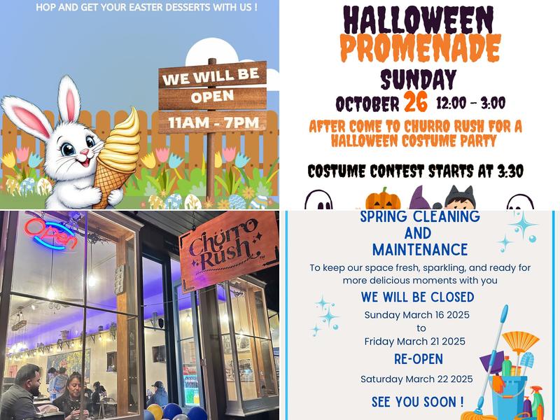 Churro Rush 130 W California St, Jacksonville