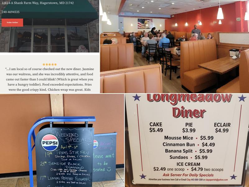 Longmeadow Diner Menu