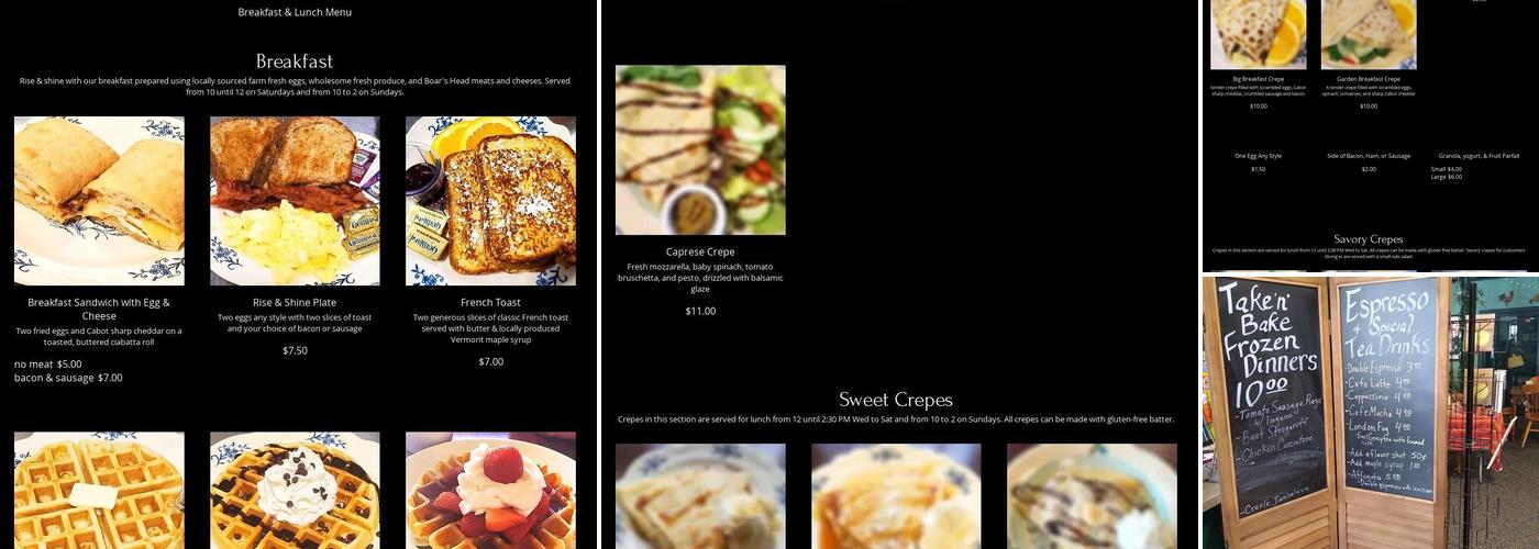 Ruby's Bistro & Bakery Menu