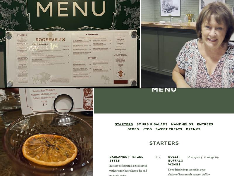 Roosevelts Menu