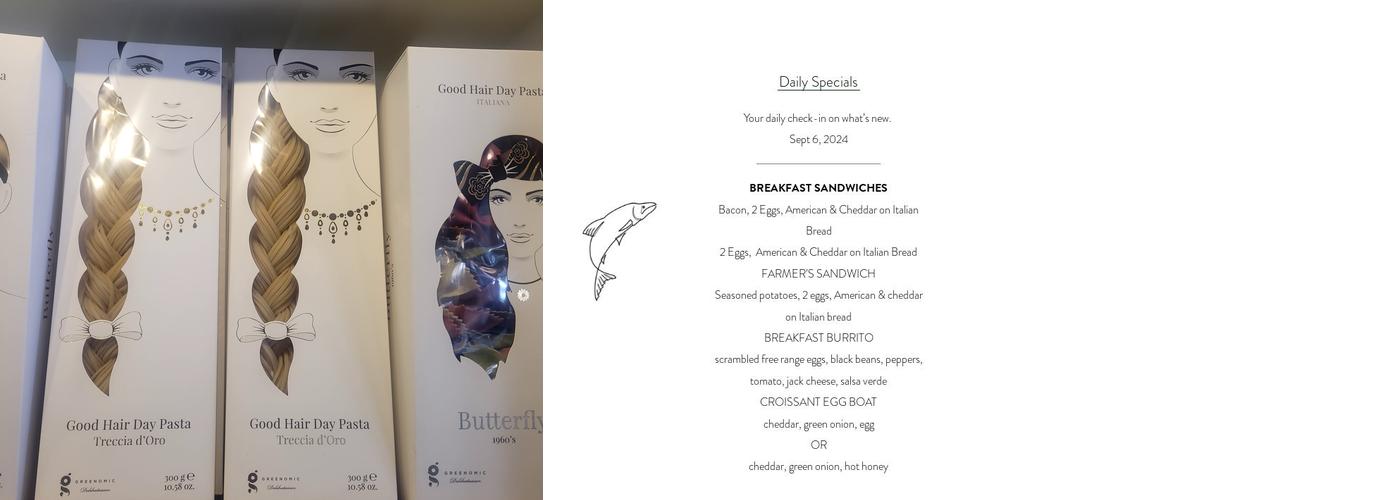 Cooked Marketplace Menu