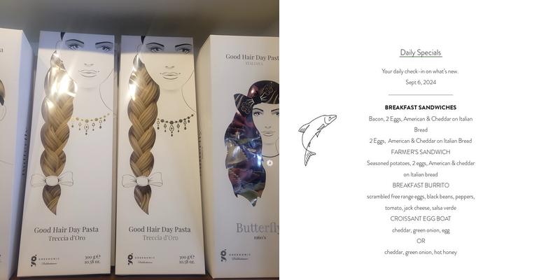 Cooked Marketplace Menu