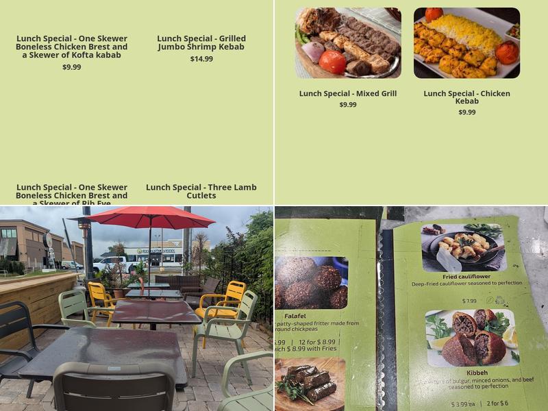 Taste of Jerusalem Express Menu