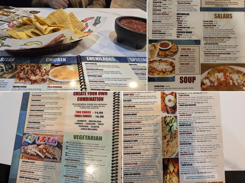 Sol Agave Menu