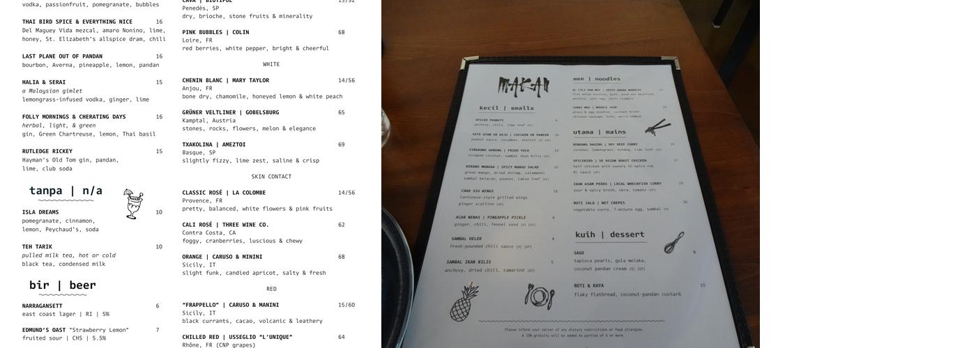 Makan Menu