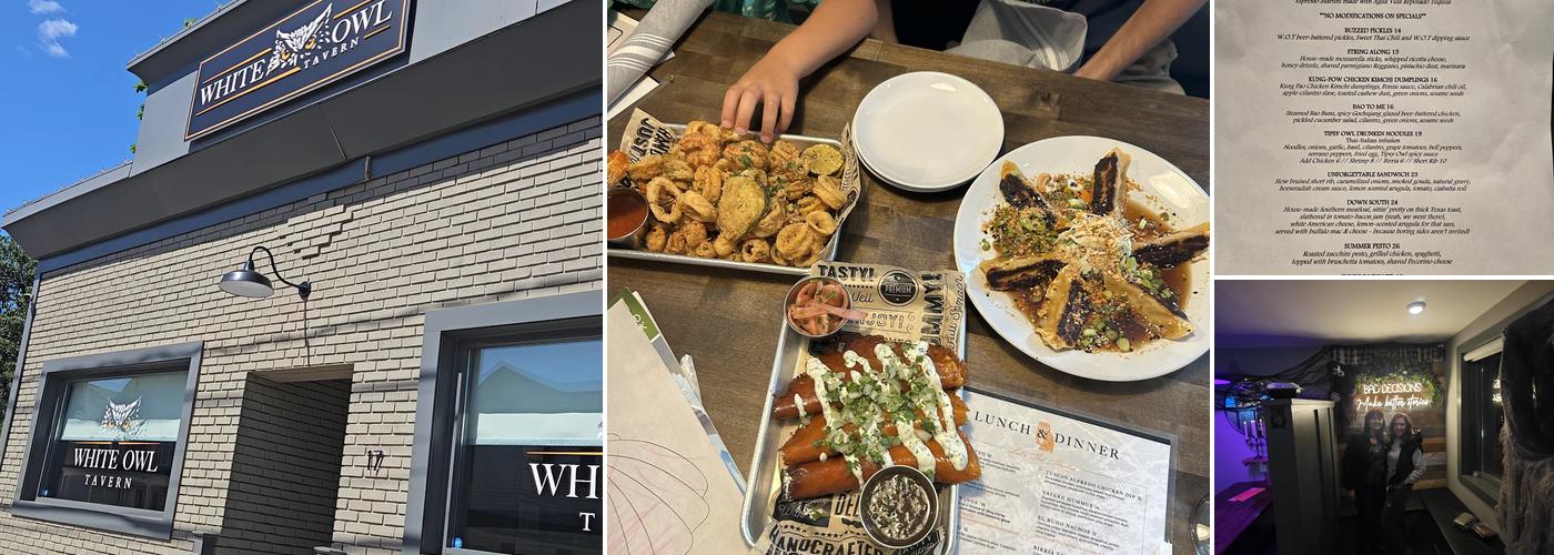 White Owl Tavern Menu