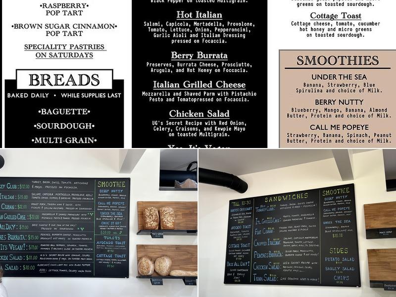 Uncommon Grain Menu