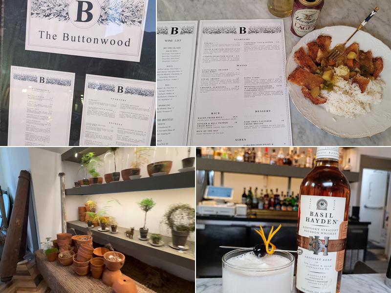 The Buttonwood Menu