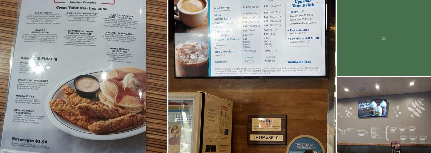 IHOP Menu