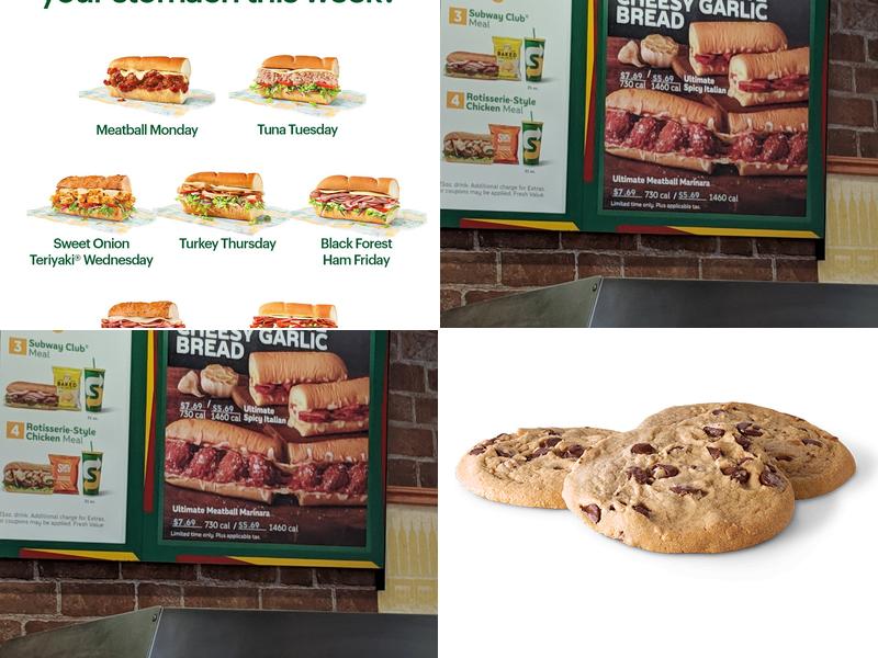Subway Menu