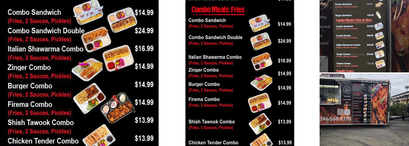 Firema Shawarma Menu