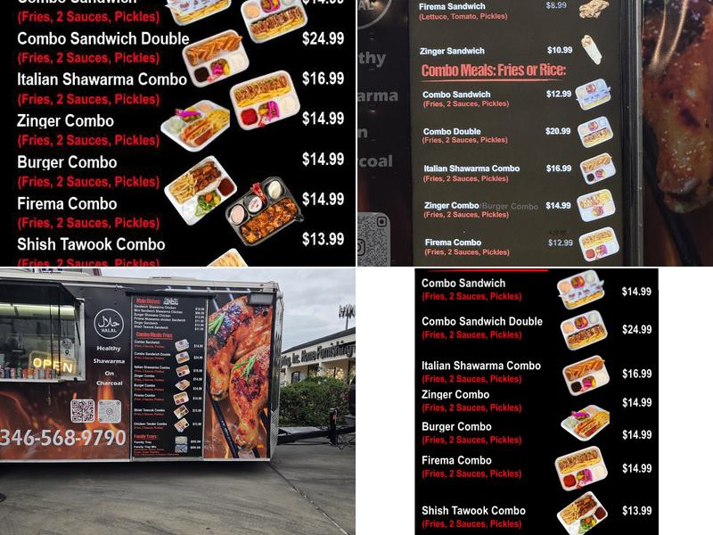 Firema Shawarma Menu