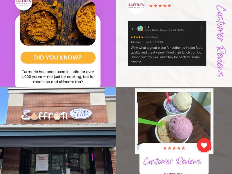 Saffron Scoops N Bites 902 W Drake Rd Unit 4, Fort Collins