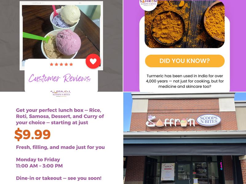 Saffron Scoops N Bites