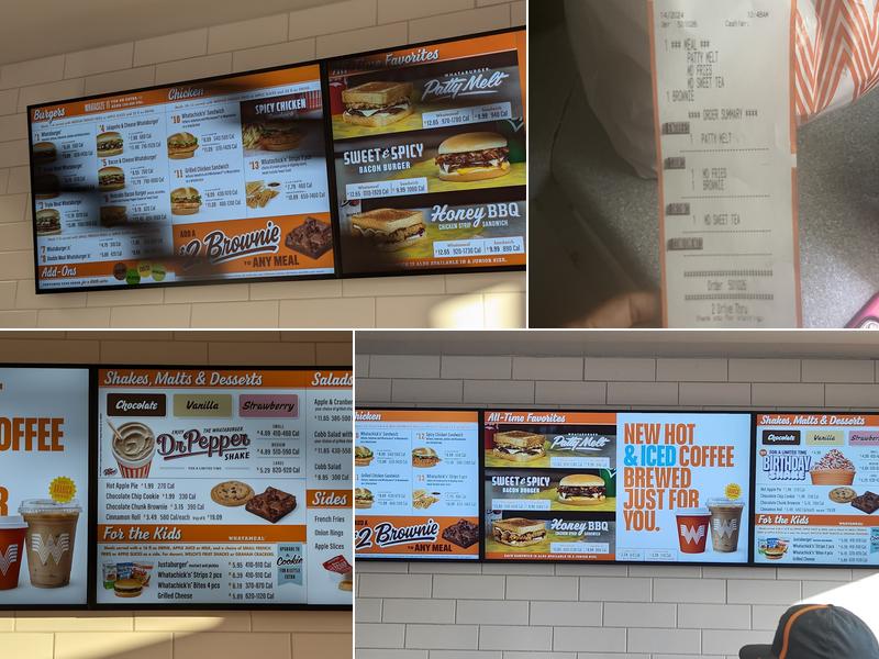 Whataburger Menu