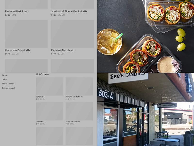 Starbucks Menu