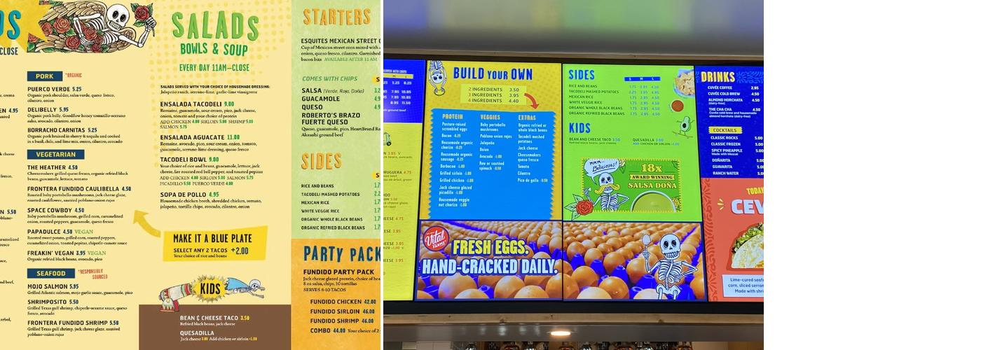 Tacodeli Menu