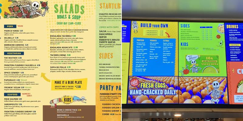 Tacodeli Menu