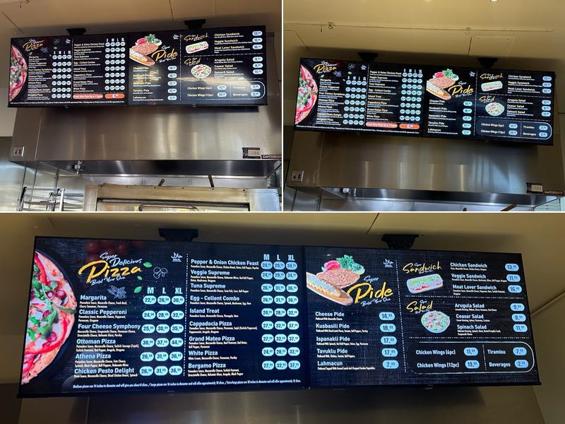 Mateo Pizza Menu