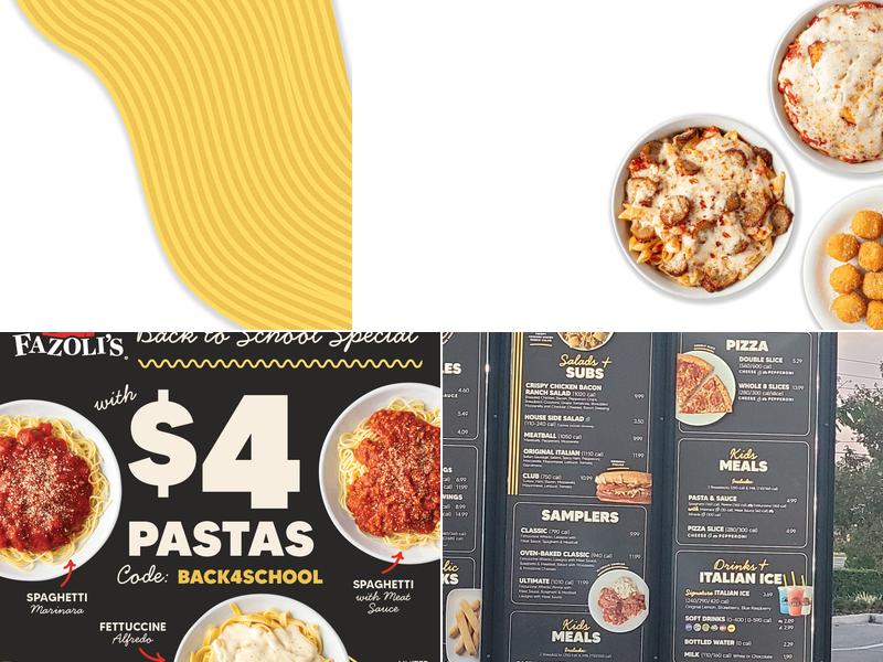 Fazoli's Menu