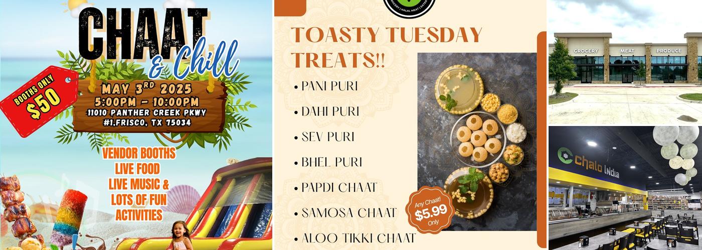 Chalo India - Grocery, Halal Meat & Eatery | Frisco, TX