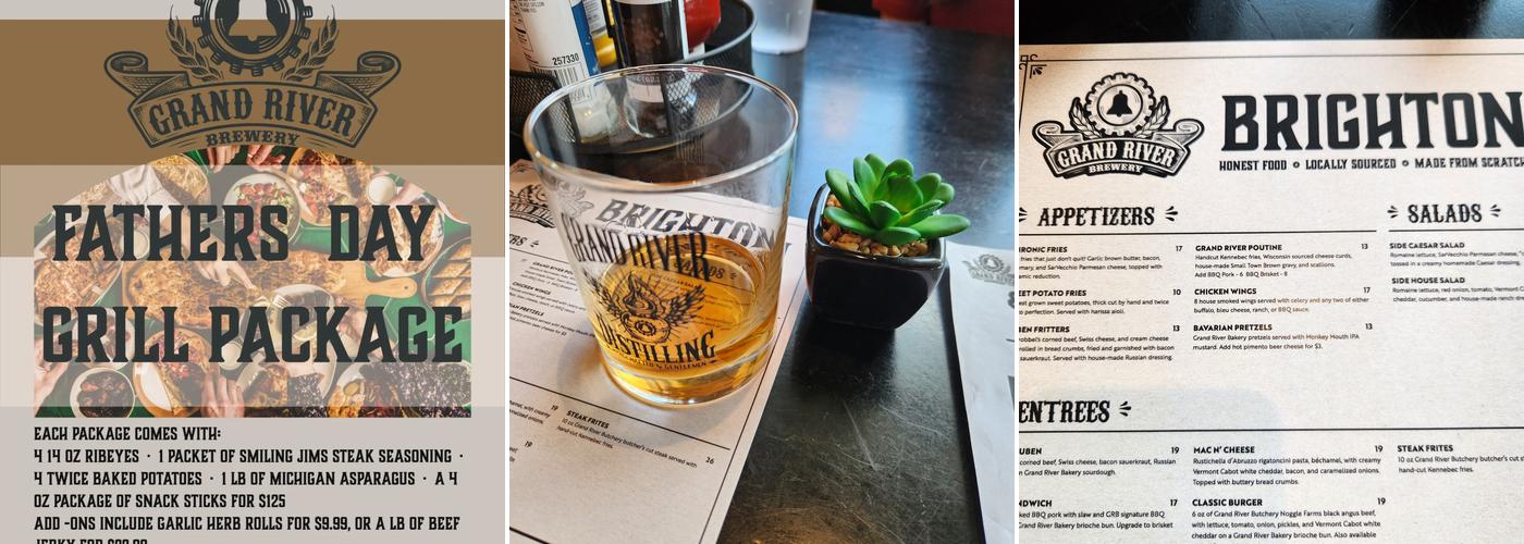 Grand River Brewery - Brighton Menu