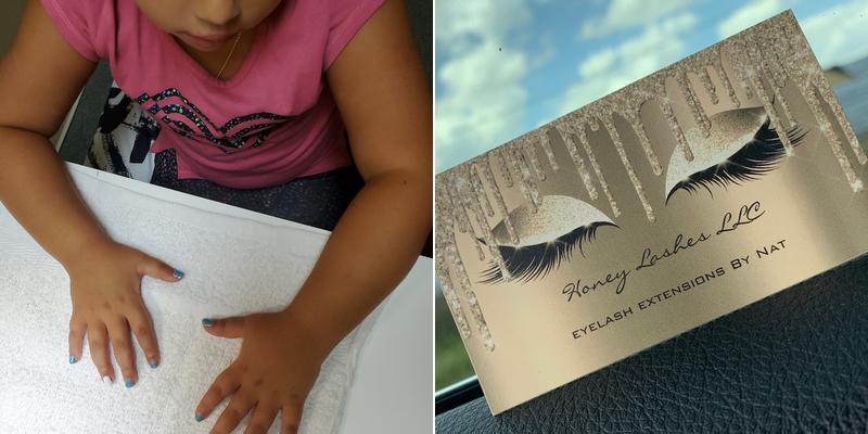 Honey lashes & nails