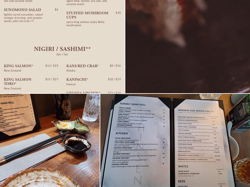 Shinsen Sushi & Lounge Menu