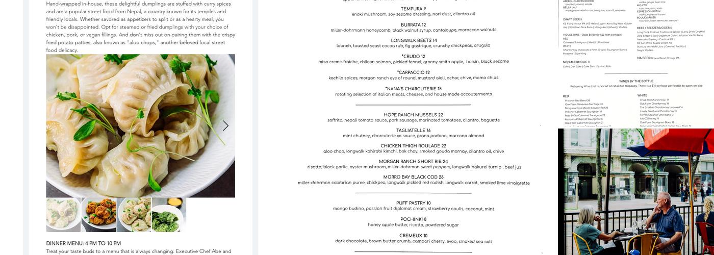 Cattle Call Menu