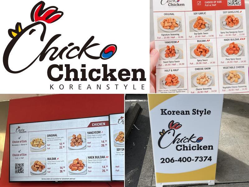 Chicko Chicken Burien Menu