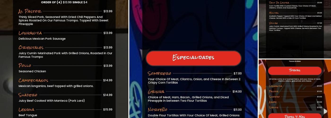 Tic Taco Taqueria Menu