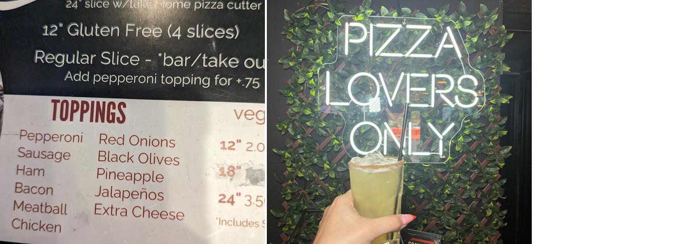 Wayne Ale House & Pizza Menu