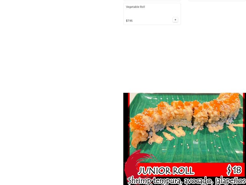 Oishii Thai Japanese Cuisine Menu