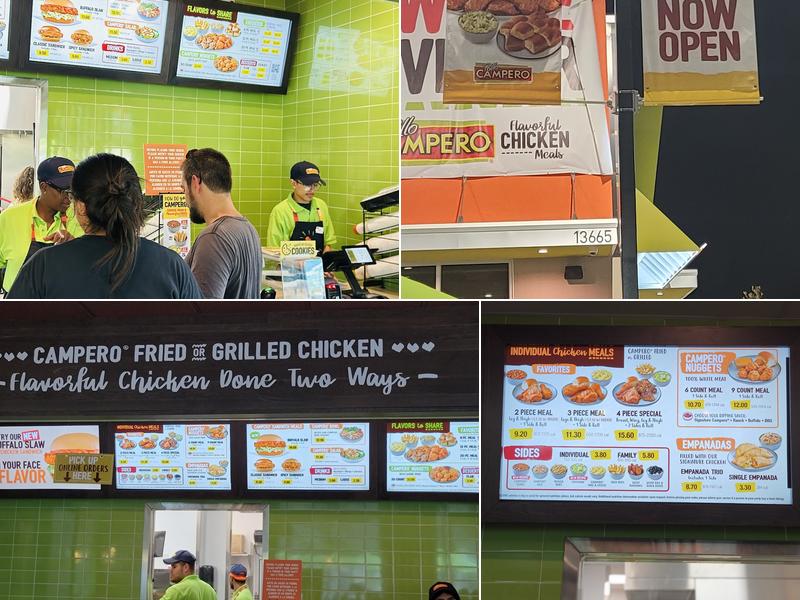 Pollo Campero Menu
