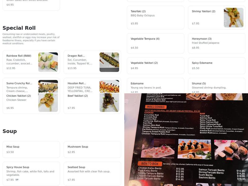 Machi Sushi All You Can Eat & Bubble Tea Menu