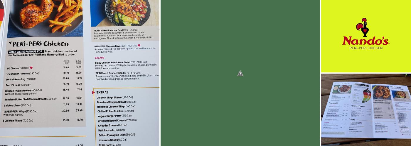 Nando's PERi-PERi Menu