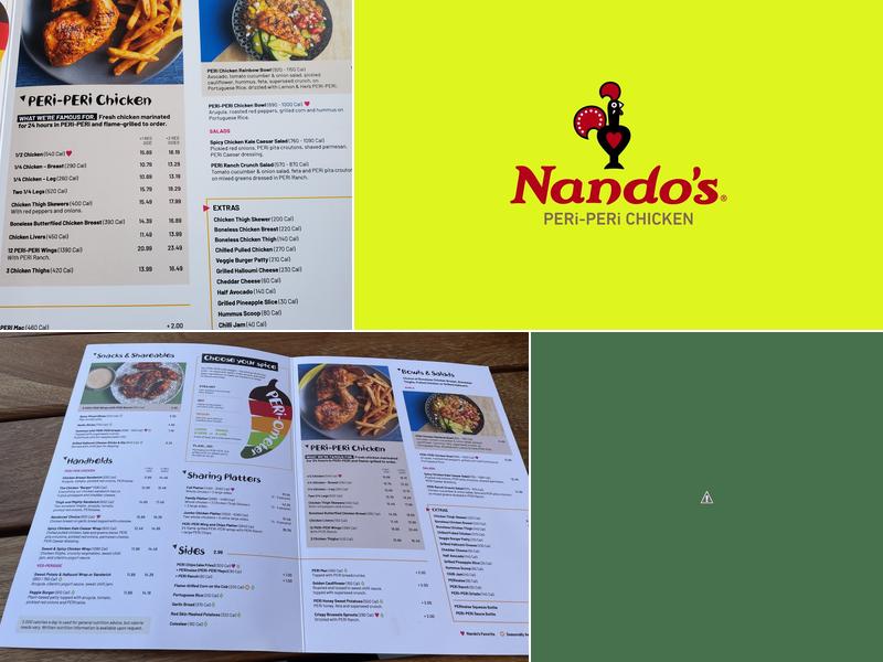 Nando's PERi-PERi Menu