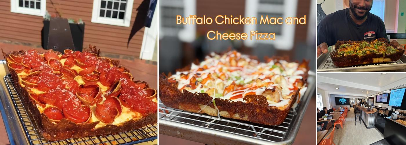 The Edge - Thick Square Pizza - Plymouth