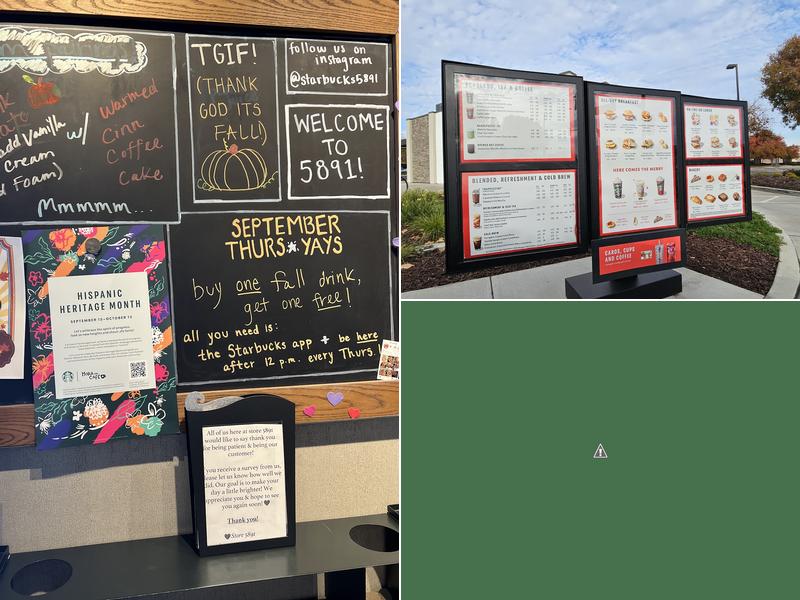 Starbucks Menu