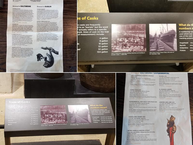 Guinness Store House Menu