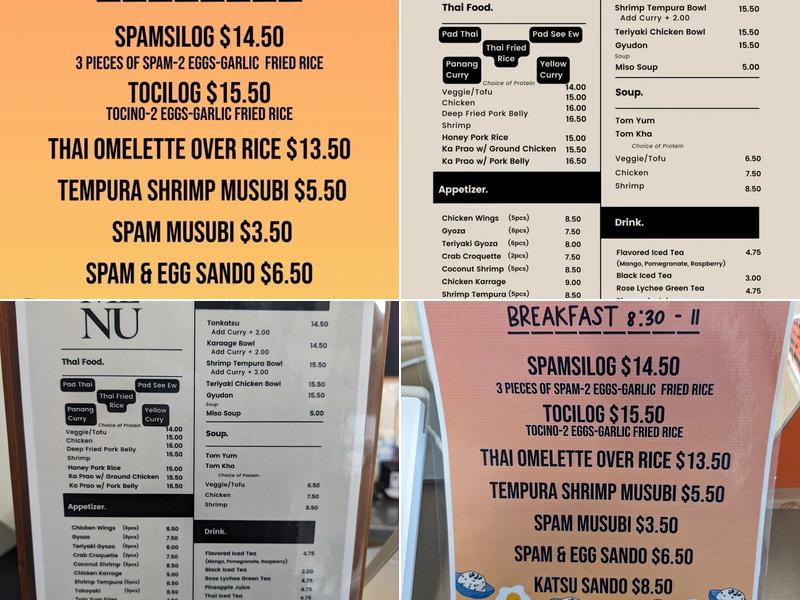 Thaipan Kitchen Menu