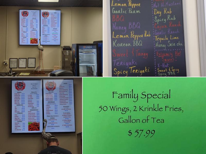 Skinny Pete's Wings & Phillys - Downtown Menu