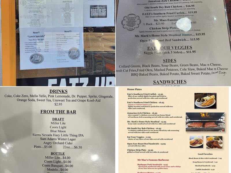 Eatz Uptown Menu